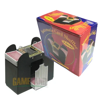 6-Palube Rozšírené Casino Robot Hracie Karty Shuffler Poker Card Shuffler Automatické Miešanie Stroj