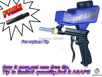 6 stanovuje Sandblasting Zbraň LEMATEC Ručné Prenosné Vzduchu Sandblaster Gravitácie Krmivo Piesku Blaster pre odstránenie hrdze farba Hot predávať nástroj
