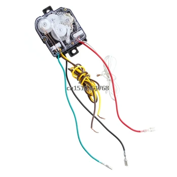 6-Wire práčka Časovač 90 Stupňov Centrálnym Otvorom Vzdialenosť 68mm Prepínač Hriadeľ #Y05#