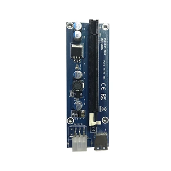 60 cm USB 3.0, PCI-E Stúpačky Express 1X 4x 8x 16x Extender Stúpačky Karty Adaptéra SATA 15 kolíkový Mužov 6pin Napájací Kábel pre Banské karty