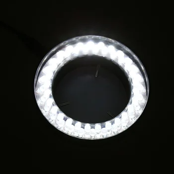 60 LED Nastaviteľný Krúžok Svetlo osvetľovač, Lampy, STEREO ZOOM Mikroskop Mikroskop EÚ Plug