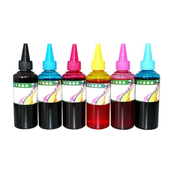600 ml univerzálny náplň súpravy farebného atramentu fľaše pre tlačiarne HP pre Canon pre Epson pre Brata pre Lexmark Tlačiarne atrament L800 L801
