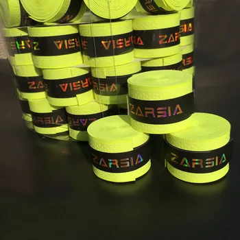 (60pcs/lot) Neon zelená ZARSIA Tenis raketa rvačce,Tenis Raketa Rukoväť, Nový dizajn badminton Raketou sweatband