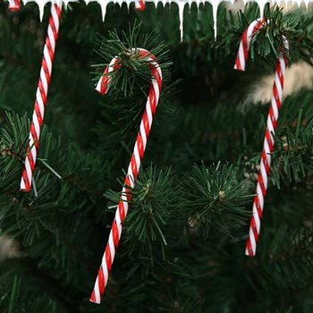 6Pcs/Veľa Sladkostí Barlu Prívesok Vianočný Strom Decor Visí Ozdoby Na Nový Rok Xmas Party Deti Darček P25