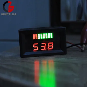6V Digitálny Indikátor Batérie Olovené Batérie Stav Nabitia Úrovni Voltmeter Modul Stabilné Červená Farba Displeja