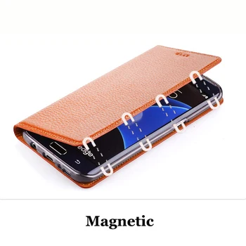 7 Farebných Prírodných pravej Kože Magnetický Stojan vyklápací Kryt Na Samsung Galaxy S3 i9300 Luxusný Mobilný Telefón Prípade + Darček Zadarmo