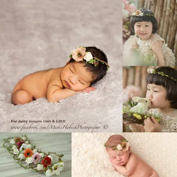 7 farieb ručné Dieťa novorodenec hlavový most , Novorodencov hlavový most, falošné Kvet, Dieťa Dievča, Dieťa,hlavový most,Baby Čelenky vlasy bows1612