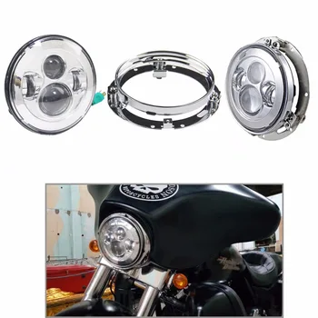 7 Palcový LED Reflektor 40W Motos Príslušenstvo s Príponou Adaptér Krúžok Upevnenie na Stenu pre Harley Davidson Turné Bicykle