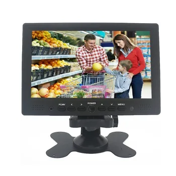 7 palcový Mini IPS LCD Monitor Video Displej HDMI/VGA/AV Vstup pre Počítač PC Kamera CCTV Raspberry pi s Ir Diaľkové ovládanie