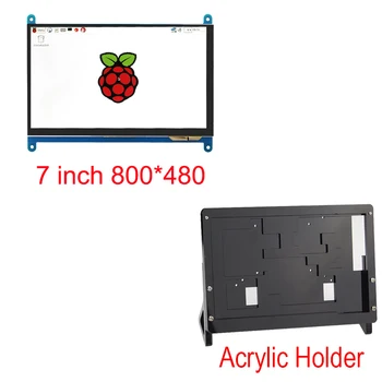 7 palcový Raspberry Pi 3 LCD Displej Dotykový Displej LCD 1024*600 800*480 HDMI Monitor TFT + Prípade Kompatibilné RPI 2/B+ Doprava Zadarmo