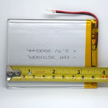 7 palcový tablet univerzálny batéria 3,7 v 3500mAh polymer lithium Batéria pre 3q Qoo! Q-pad RC0718C +skrutkovač