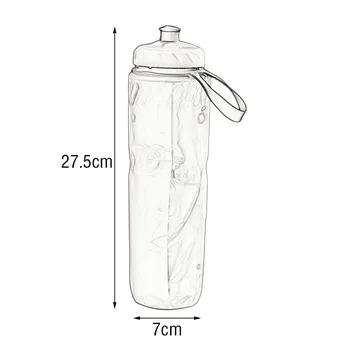 710 ml Prenosné Vonkajšie Izolované Fľaše Vody Požičovňa Bicyklov Cyklistika Šport Vodné Pohár Kanvica Recyklovateľná Fľaša 24 oz