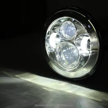 7inch Kolo led projektor svetlometu pre Land Rover Defender svetlomety Vysoké/Nízke svetlo harley led reflektor