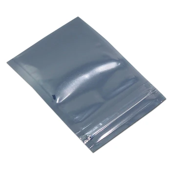 8*12 cm ESD Vlhkosti Dôkaz Anti-Statické Tienenie Zips Top Skladovanie Taška Pack Bag Anti-Statické Samostatne Tesnenie Antistatický Obal, Puzdro