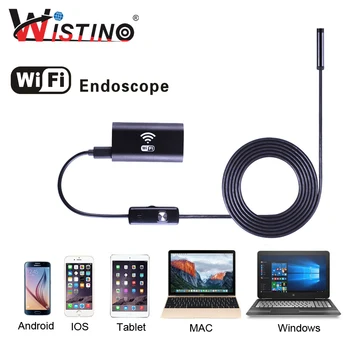 8 mm Wifi Endoskopu Mäkké Kábel Mini Kamerou Smartphone Android HD 720P Dohľadu Trubice, Rúry Iphone Endoskopu Ip67 Inšpekcie