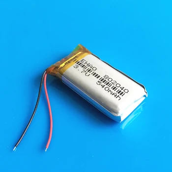 802040 3,7 V 540mAh Polymer lithium Lipo ion batéria nabíjateľná prispôsobené veľkoobchod CE, FCC, ROHS MKBÚ certifikácie kvality