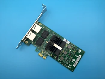 82576 Sieťová Karta Server Adaptéra PCIE x1 Dual-port Gigabit Ethernet Karty E1G42ET Podporu SNSĽP