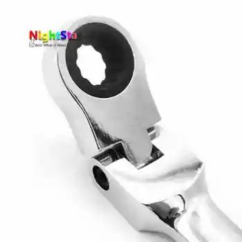 8mm, HI-Q Reverzibilné Račňový Uťahovák račňový systém otáčania kluc Matica Nástroj