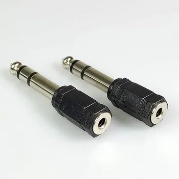 8pcs stereo Jack 6.35 mm konektor samec konektor 6.35 mm na ženy, jack 3,5 mm adaptér
