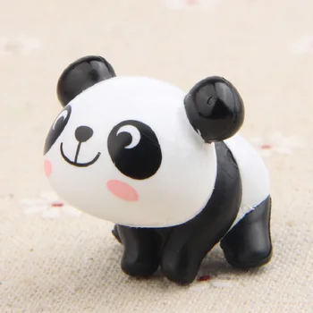 8pcs/veľa Zakka Obrie Panda Hravé Verzia Modelu PVC Údaje Hračky DIY Micro Krajiny Dekorácie, Hračky Model Vianočný Darček