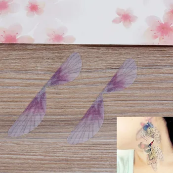 8SEASONS Organza Éterické Motýlie Pre DIY & Craft, 4 Ks