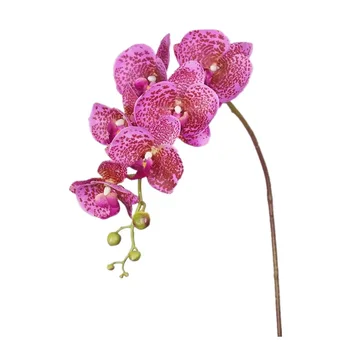 90 cm Phalaenopsis Orchidey Hodváb Skutočný Dotyk Kvet Umelý Kvet Svadobný Kvet Orchidea Kvetinový Vianočný Večierok Doprava Zadarmo