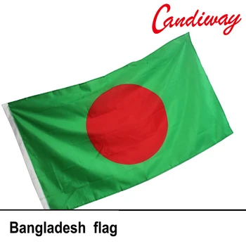 90 x 150 cm Bangladéš Ázia Národnej Vlajky celého Sveta hot predaj tovaru Banner mosadze, kov otvory NN090