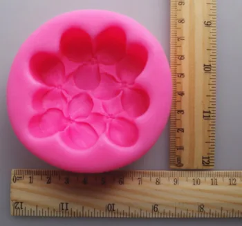 915 3D kvet Silikónové Formy na mydlo formy Šperky Tortu Dekorácie, Fondant, Candy, Miniatúrne Formy Aromaterapia silikónové formy