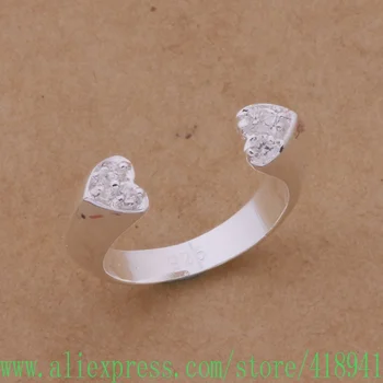925 sterling silver ring, 925 silver módne šperky, jednoduché kosti /eghamxoa bhjajyqa AR265
