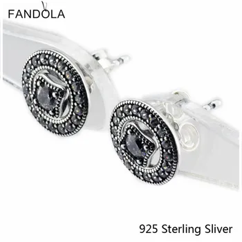 925 Sterling Silver Stud Vintage Náušnice Príťažlivosť Pre Ženy Pôvodného Módny Charms Európsky Štýl Šperky CKK