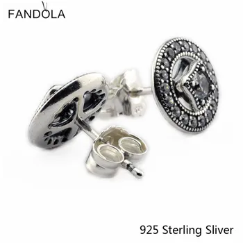 925 Sterling Silver Stud Vintage Náušnice Príťažlivosť Pre Ženy Pôvodného Módny Charms Európsky Štýl Šperky CKK