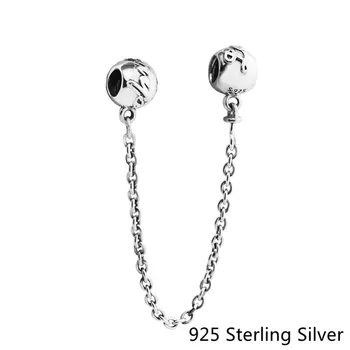 925 Sterling Silver Šperky Láska Vždy Bezpečnosti Reťazca Pôvodného Módny Charms Korálky Hodí Fandola Náramky CKK