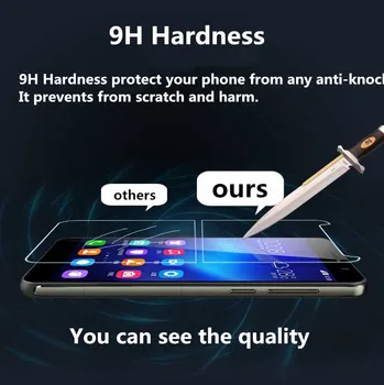 9H 2.5 D Screen Protector Skla Pre Oukitel Mix 2 telefón Tvrdeného Skla SmartPhone Predné Film Ochranný Kryt Displeja