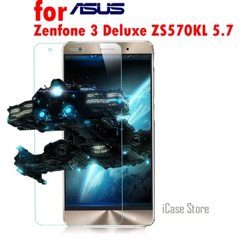 9H 2.5 D Tvrdeného Skla Screen Protector Pre Asus Zenfone 3 Deluxe ZS570KL prípade ZS570 570 570Kl film Pre ASUS ZS570KL prípade
