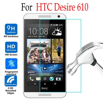 9H Bezpečnosti tenké Pre HTC Desire 610 Tvrdeného Skla Pre HTC Desire 610 610T Telefón Screen Protector Kryt Ochranný Film Prípade Stráže