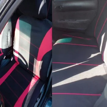 9pcs/set autosedačky Kryt nastaví Univerzálne Uchytenie 5 sedadla SUV sedany predné/zadné sedadlá elastické umývateľný priedušná módne pásy Wh