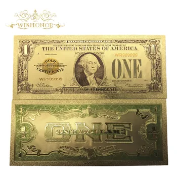 9pcs/Veľa 1928 Rok Amerike Farbu Zlata Bankoviek Nastaviť USD 1 2 5 10 20 50 100 Dolárových Bankoviek Falošné Papierové Peniaze Pre Souveni Dary