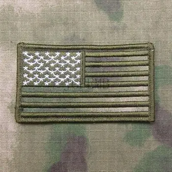 A-TAC FG Zelená DEVGRU NSWDG Pozitívne Americkej Vlajky Morálku Vojenskej Taktiky, Výšivky patch Odznaky B3004