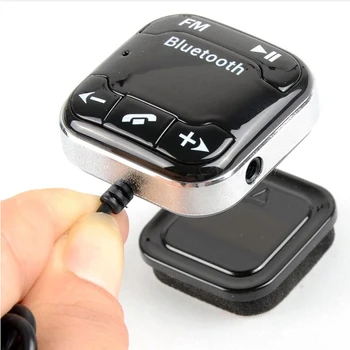 A2DP do Auta Bezdrôtové pripojenie Bluetooth FM Vysielač, MP3 Prehrávač, 3,5 mm Audio AUX TF karty Sloty + Duálny USB Nabíjačka do Auta +Magnetické nálepky