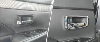 Abaiwai Abs Chrome Auto Styling Príslušenstvo Pre Mitsubishi Outlander Roky 2013-2016 Vnútorné Vnútorné Kľučky Misa, Kryt Rámu