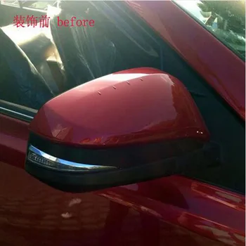 ABS Chrome Bočné Zrkadlo Pokrytie Výbava pre Toyota Innova 2016 + Auto Styling Samolepky Príslušenstvo 2 ks Doprava Zadarmo