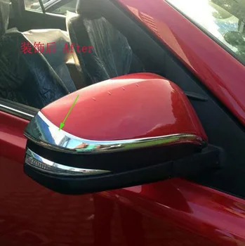 ABS Chrome Bočné Zrkadlo Pokrytie Výbava pre Toyota Innova 2016 + Auto Styling Samolepky Príslušenstvo 2 ks Doprava Zadarmo