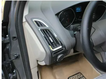 ABS, klimatizácia zásuvky flitrami dekorácie 6pcs/set Pre Ford Focus 3 mk3 sedan hatchback 2012 2013