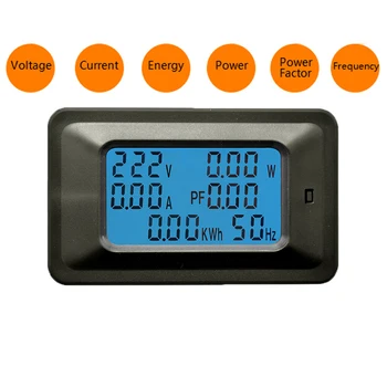 AC 85-250V Digitálny Voltmeter Ammeter 20A/100A Prúd Napätie Meter Power Energy Power Amps Volt wattmeter tester detektorov