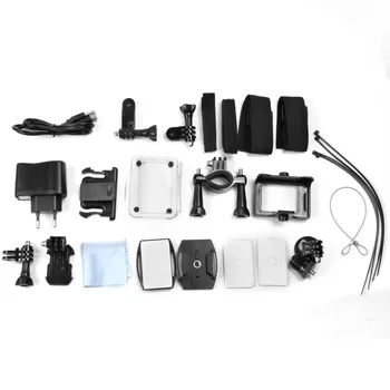 Action Cam Videokamera HD 1080P 2.0 palcový WIFI 170 stupeň Objektív 30 M vodotesná Športová Kamera Extra Hlavu popruh +Monopod+brašna