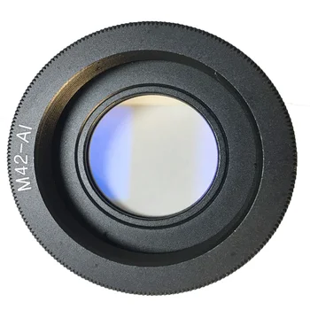 Adaptér objektívu Krúžok pre M42 Objektív Nikon Mount Adaptér s Infinity Zameranie Skla pre Nikon DSLR Fotoaparát D60 D80 D90 D5000 D700