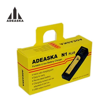 ADEASKA LED Displej Inteligentný USB Inteligentná Nabíjačka Ni-MH/Li-ion 18650 26650 AA