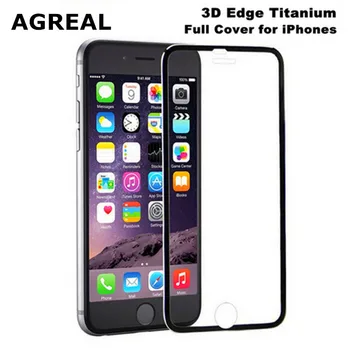 AGREAL 3D Titán Tvrdeného Skla Screen Protector Pre iPhone 6 plus 6 6s HD Nano Posilnená Ochranná Fólia pre iphone 5, 5s se