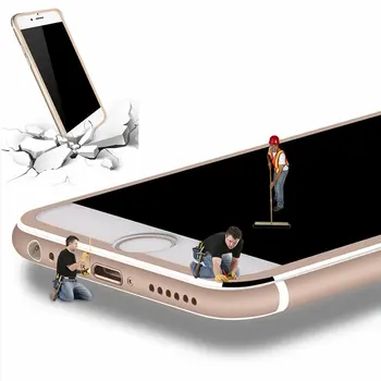 AGREAL 3D Titán Tvrdeného Skla Screen Protector Pre iPhone 6 plus 6 6s HD Nano Posilnená Ochranná Fólia pre iphone 5, 5s se