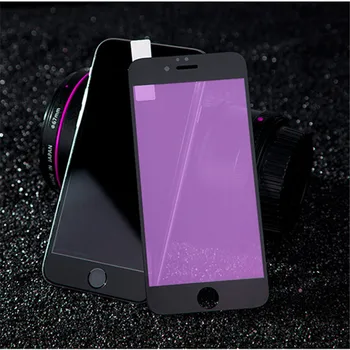 AGREAL 9H 2.5 D Úplné Pokrytie Tvrdeného Skla Pre Apple iphone 7 Plus Screen Protector Anti Modré Svetlo Ochranná Fólia pre iphone 7